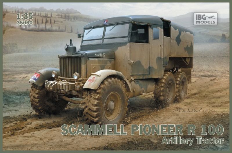 35030 1/35 Scammell Pioneer R 100 Artillery Tractor Plastic Model Kit