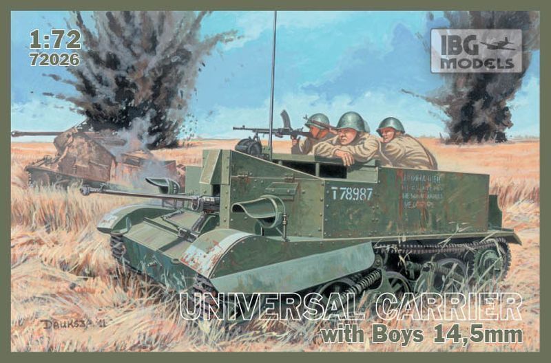 72026 1/72 UNIVERSAL CARRIER I Mk.I with Boys AT rifle Plastic Model Kit