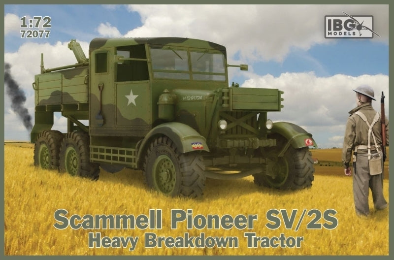 72077 1/72 Scammell Pioneer SV/2S Heavy Breakdown Tractor Plastic Model Kit