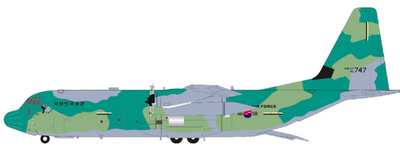 Inflight - 1/200 Republic of Korea Air Force C130J-30 Hercules 45-747