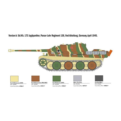 135 Sd.Kfz.173 Jagdpanther w/ Winter Crew