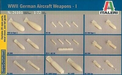 1/72 WWII German Aircraft Weapons Set I