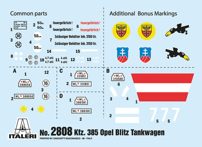 1/48 OpelBlitz Tankwagen Kfz.385
