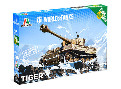 172 World of Tanks Tiger Easy to  Build