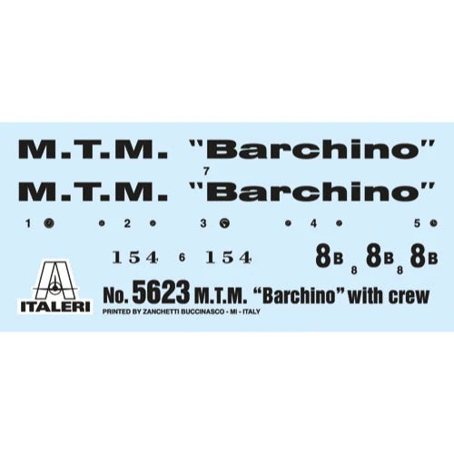 1/35 M.T.M.  Barchino with Crew