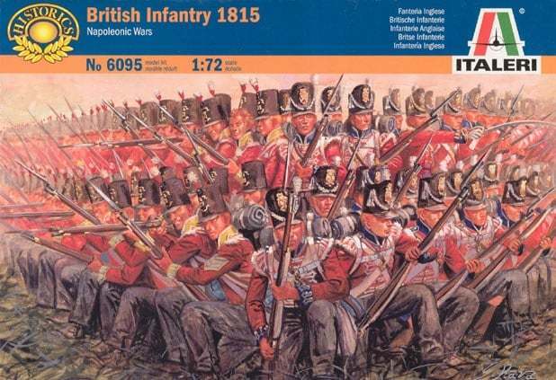1/72 British Infantry 1815 Napoleonic Wars