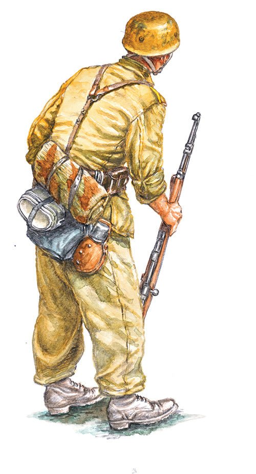 172 WWII German Paratroopers  Tropical Uniform