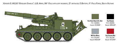 135 M110 SelfPropelled Howitzer