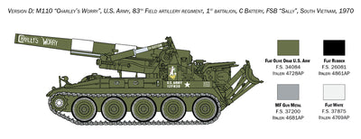 135 M110 SelfPropelled Howitzer