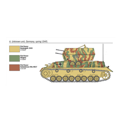 Italeri - 1:72 Flakpanzer IV Wirbelwind
