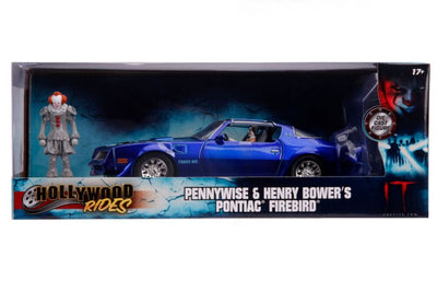 Jada - 1:24 It (2017) Pennywise & Henry Bower's  1977 Pontiac Firebird w/ Pennywise Figure