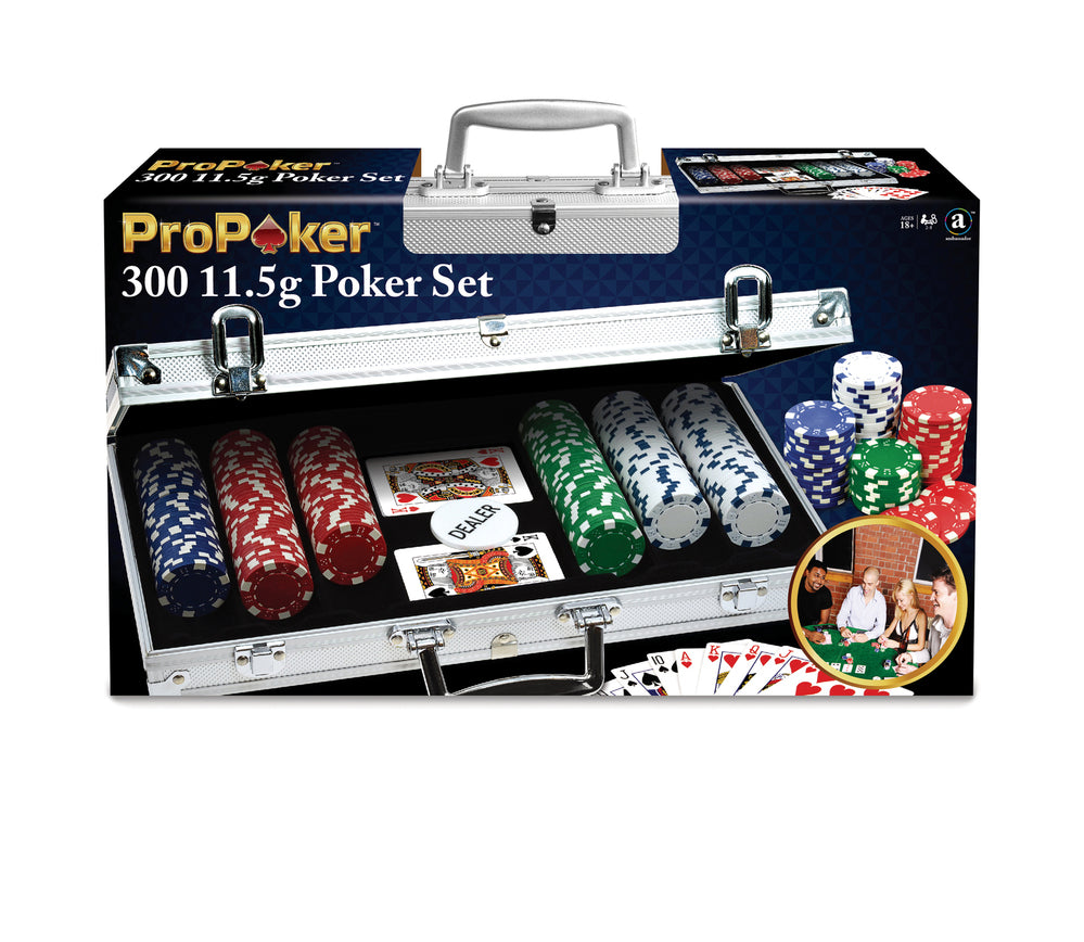 Classic Professional 300pc Poker Set in Aluminum Carry Case