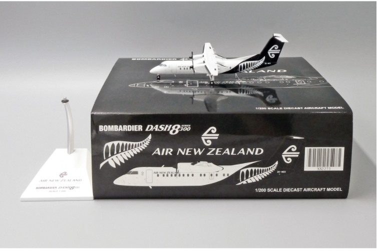 1/200 AIR NEW ZEALAND LINK DASH 8300 BLACK TAIL WHITE FERN ZKNES