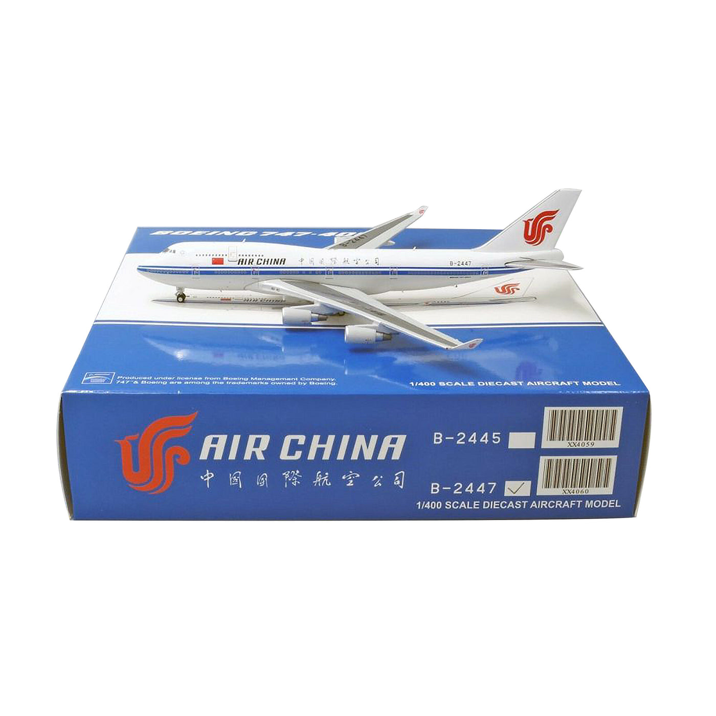 JC Wings - AIR CHINA B747-400 B-2447 w/Antenna