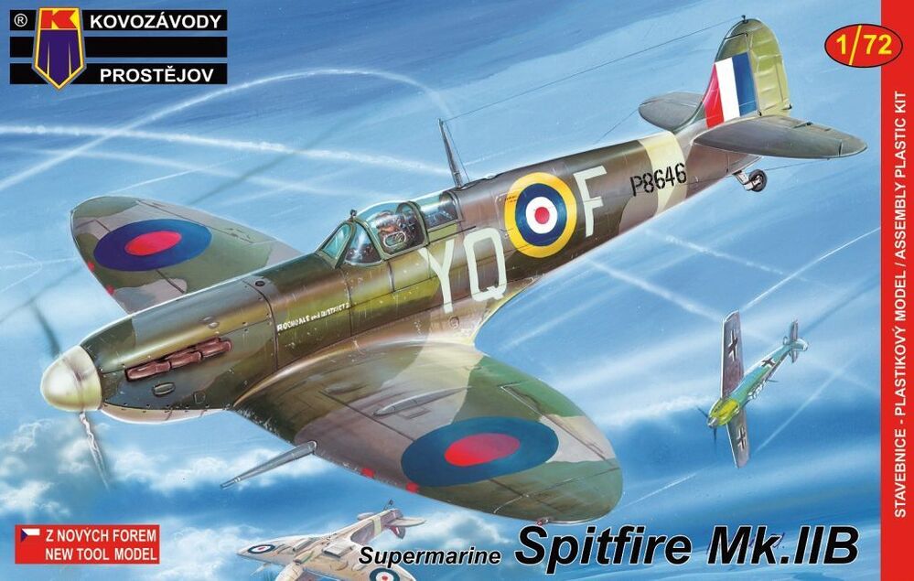 KPM0056 1/72 Supermarine Spitfire Mk.IIB Plastic Model Kit