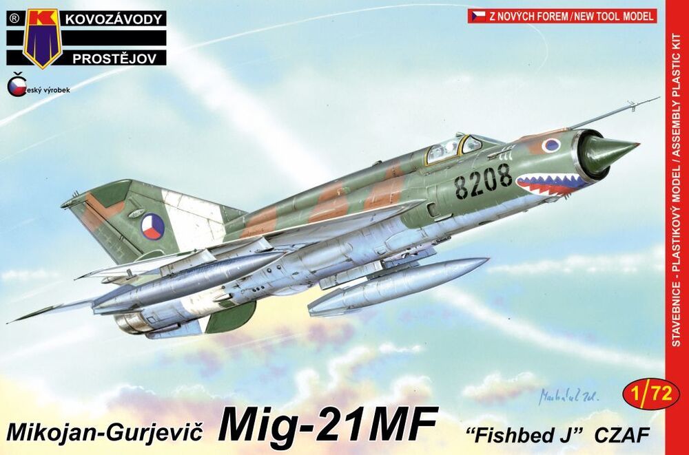 KPM0084 1/72 MiG21MF CZAF Plastic Model Kit