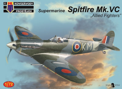 KPM0124 1/72 Supermarine Spitfire Mk.Vc Allied Fighters Plastic Model Kit