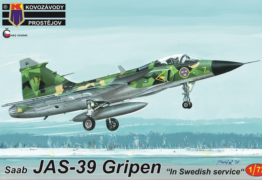 KPM0162 1/72 JAS39 Gripen In Swedish service Plastic Model Kit