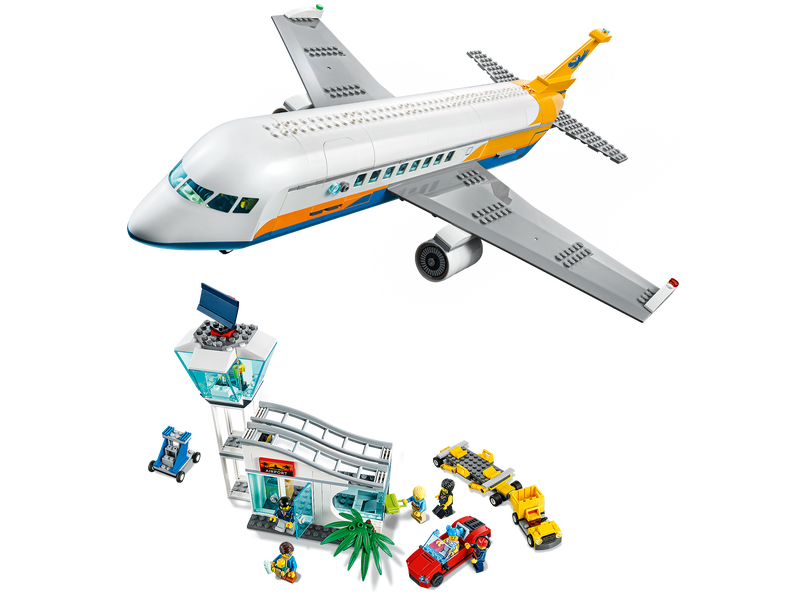 City Airport Passenger Airplane 60262