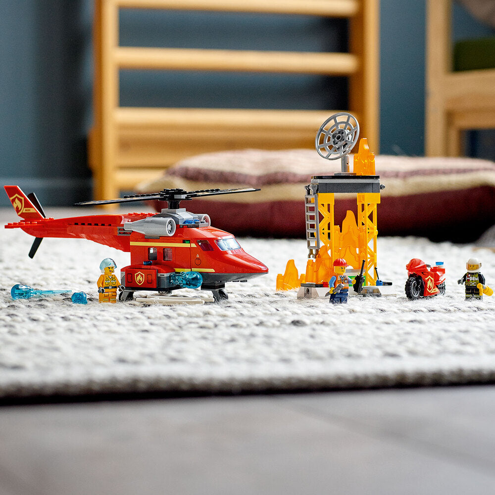 City Fire Rescue Helicopter 60281