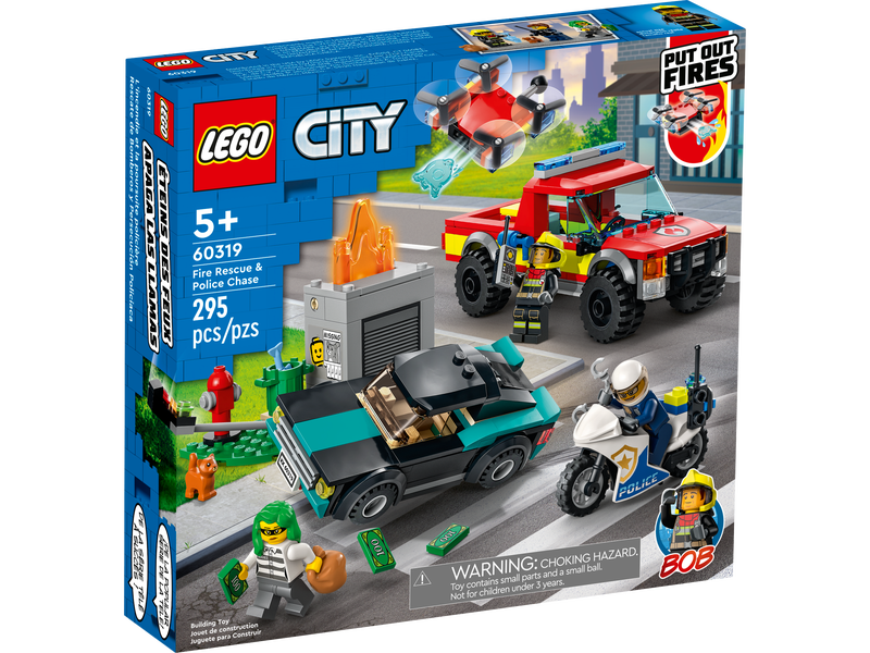 City Fire Rescue and Police Chase 60319