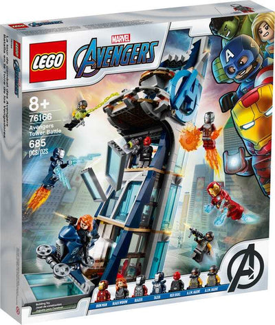 Super Heroes Avengers Tower Battle 76166