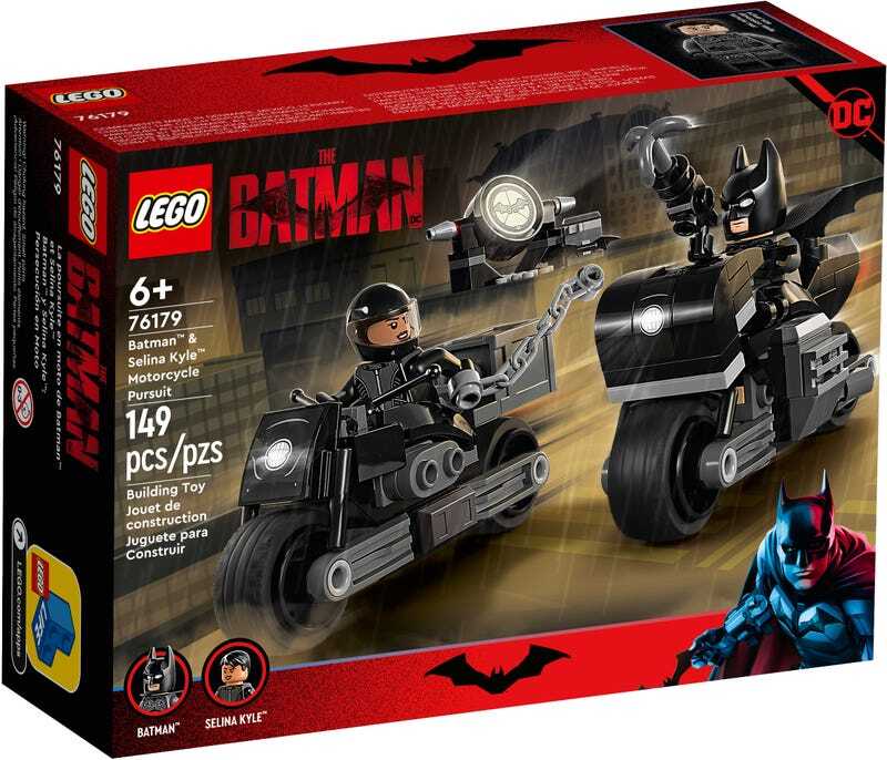 Super Heroes Batman and Selina Kyle Motorcycle 76179