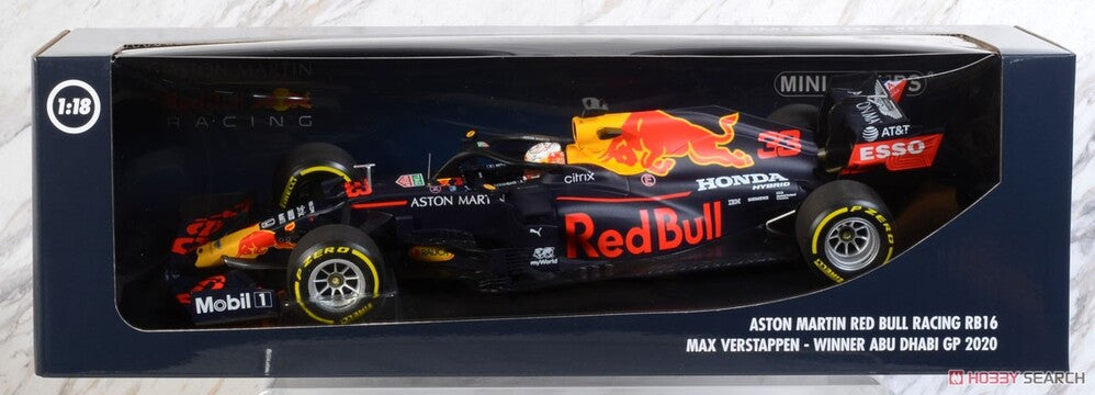 1/18 Aston Martin Red Bull Racing RB16  Max Verstappen  Winner Abu Dhabi GP 2020  Limited Edition