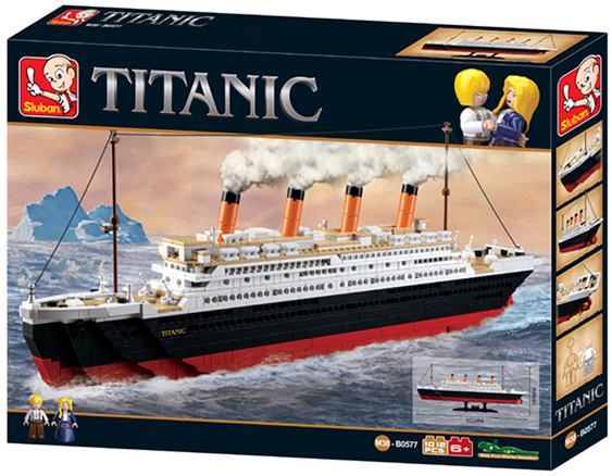 1012pc Model Bricks Titanic Large