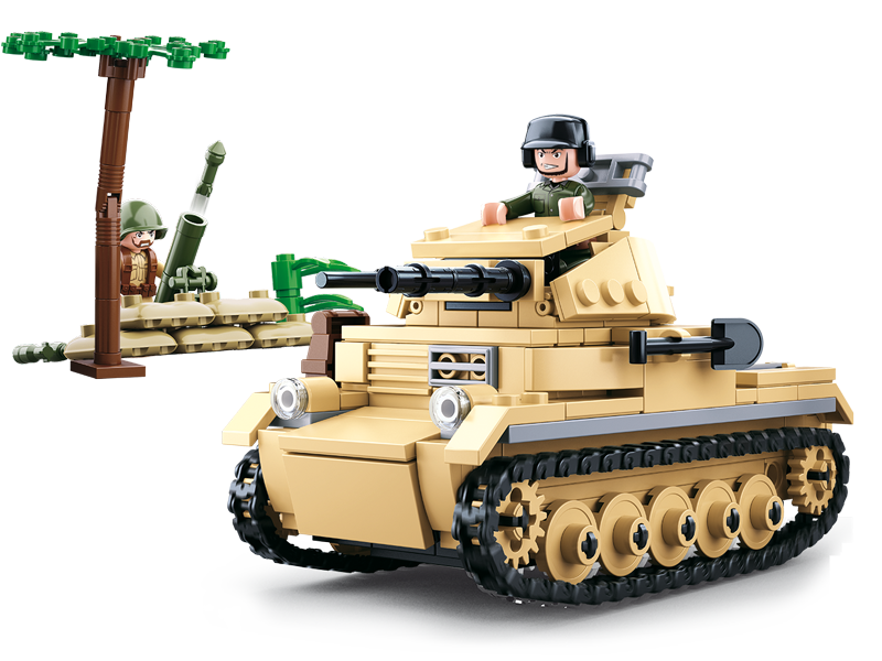 356pc WWII Tank Panzer II
