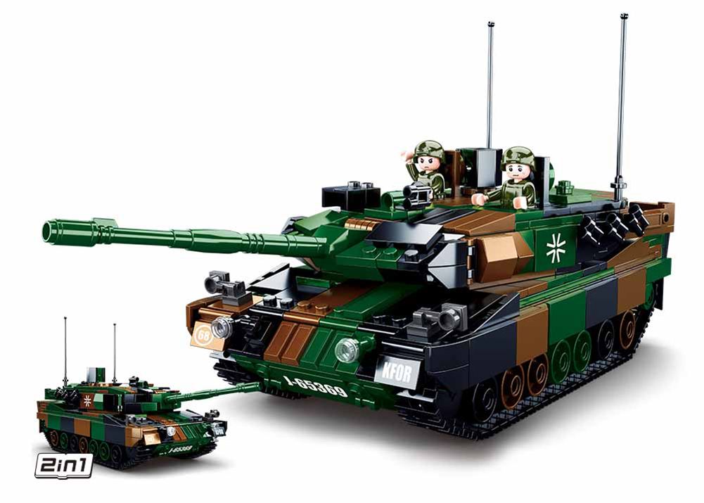 Model Bricks 766pc Leopard 2A5 Main Battle Tank