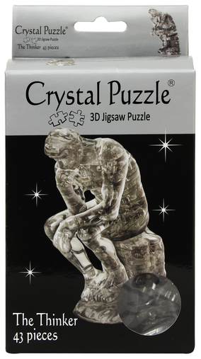 3D Crystal Puzzle The Thinker