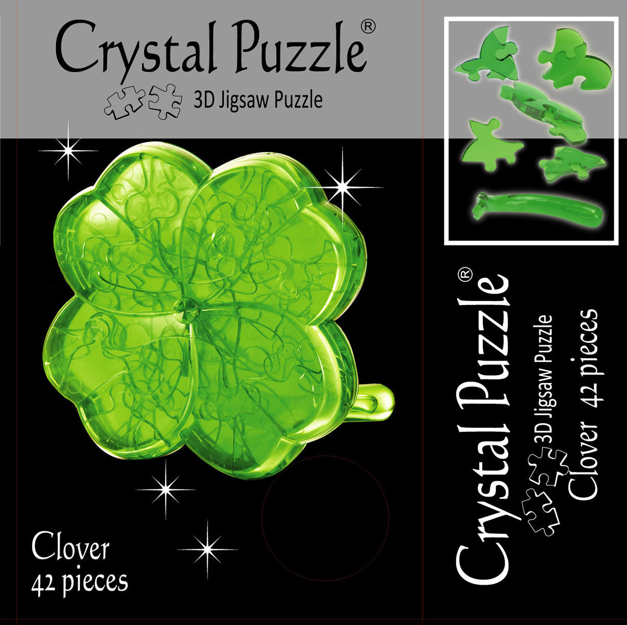 3D Clover Crystal Puzzle