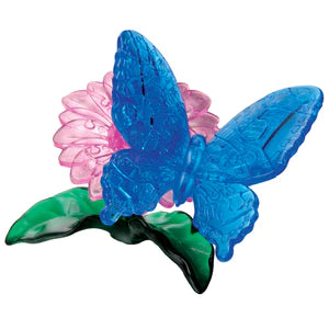 3D Crystal Puzzle: Blue Butterfly