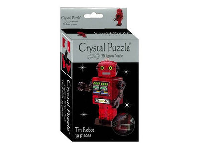 3D Tin Robot Crystal Puzzle