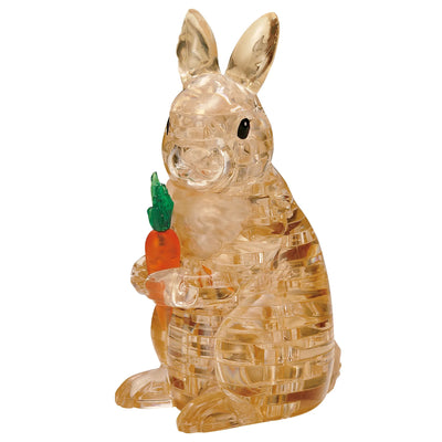 3D Crystal Puzzle: Brown Rabbit
