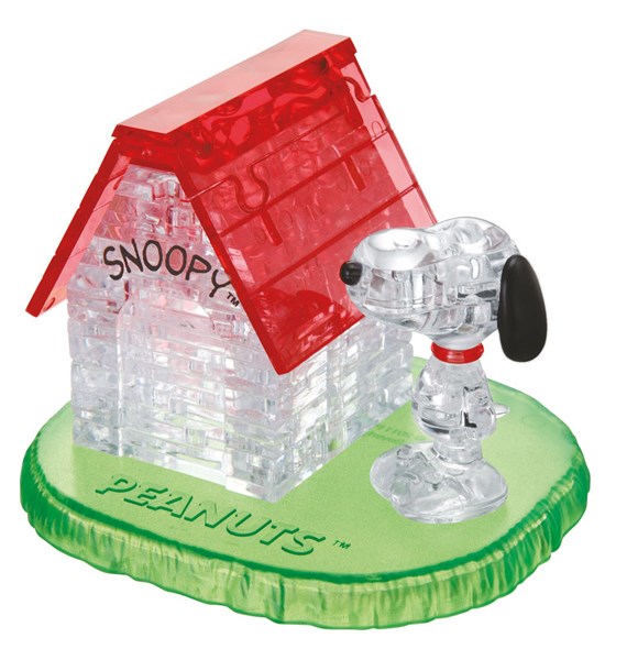 3D Crystal Puzzle Snoopy with House