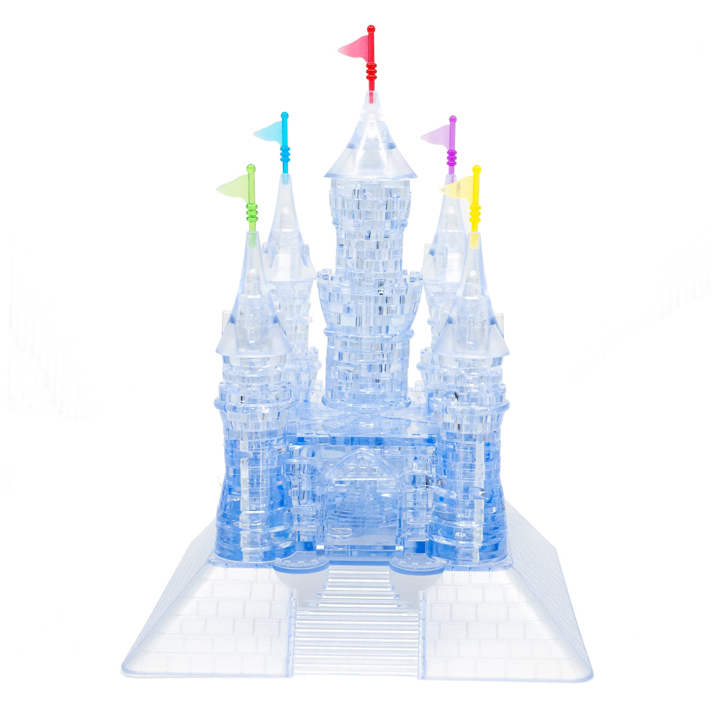3D Grand Castle Dark Blue Crystal Puzzle