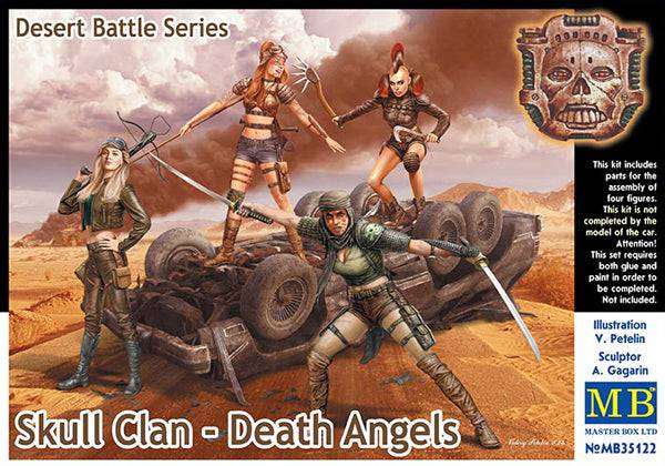 Master Box - Master Box 35122 1/35 Desert Battle Series, Skull Clan - Death Angels Plastic Model Kit