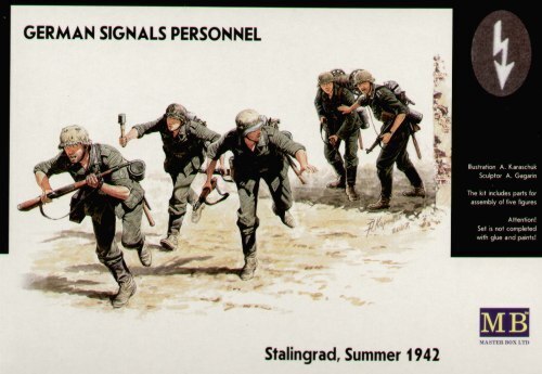 Master Box - Master Box 3540 1/35 German Signals Personnel, Stalingrad, 1942 Plastic Model Kit