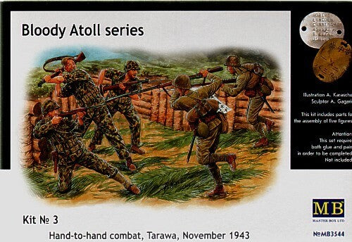 Master Box - Master Box 3544 1/35 Bloody Atoll series. Kit No 3, Hand-to-hand combat, Tarawa, November 1943