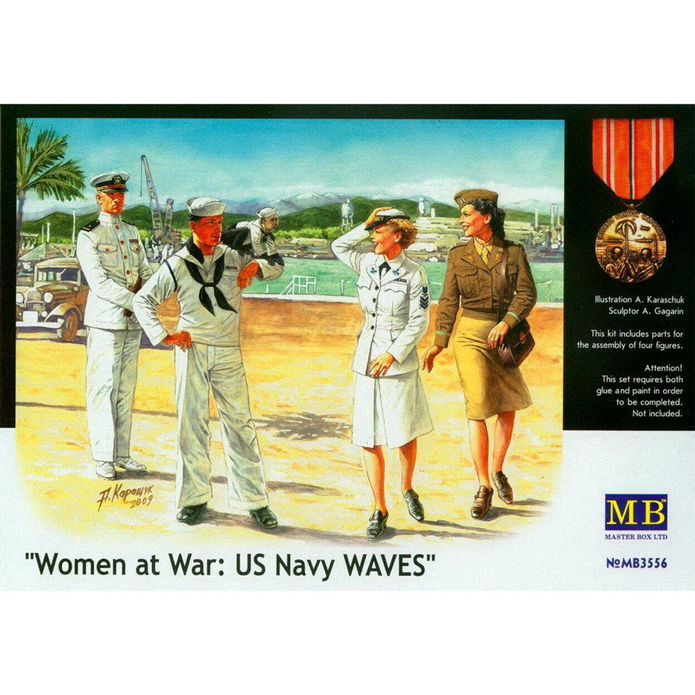 3556 1/35 Women at War US Navy WAVES Plastic Model Kit