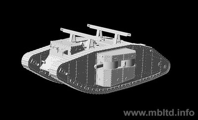 Master Box - Master Box 72004 1/72 MK I Female British Tank, Special Modification for the Gaza Strip