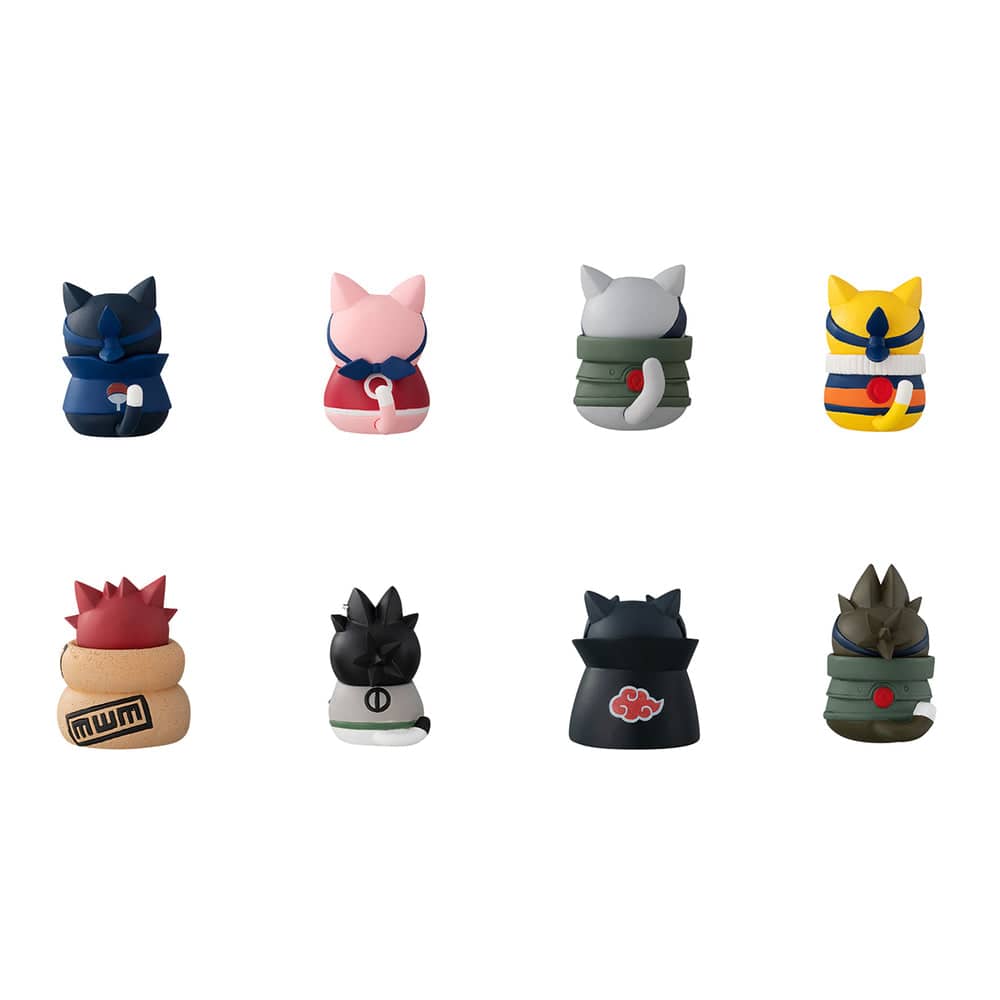 Megahouse - NARUTO-NYARUTO! CATS of KONOHA VILLAGE with premium can mascot (BOX SET)