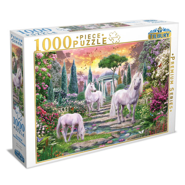 1000pc Classical Garden Unicorns