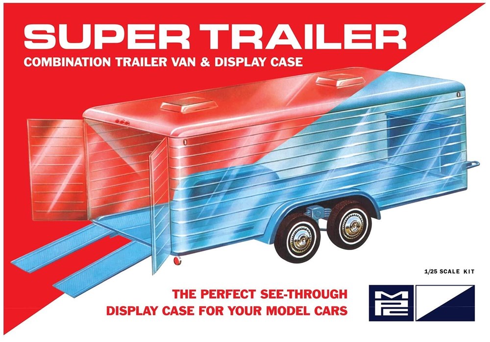909 1/25 Super Display Case Trailer Plastic Model Kit