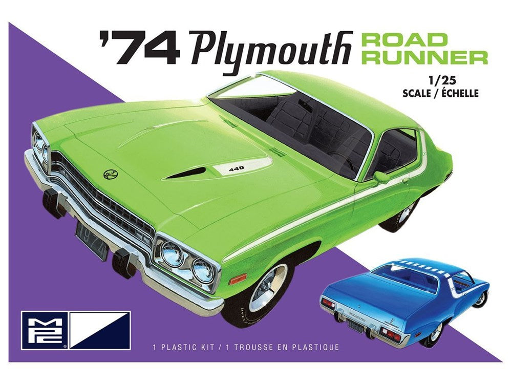 920M 1/25 1974 Plymouth Road Runner Plastic Model Kit