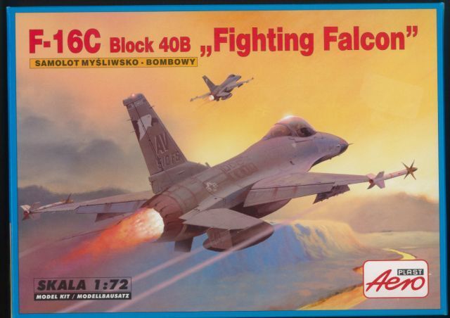A295 1/72 F16C Block 40 Fighting Falcon Plastic Model Kit