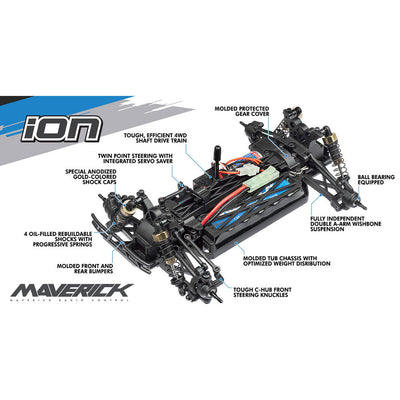 MV12808 Ion XT 1/18 4WD Electric Truggy