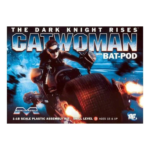 938 Catwoman w/BatPod Plastic Model Kit